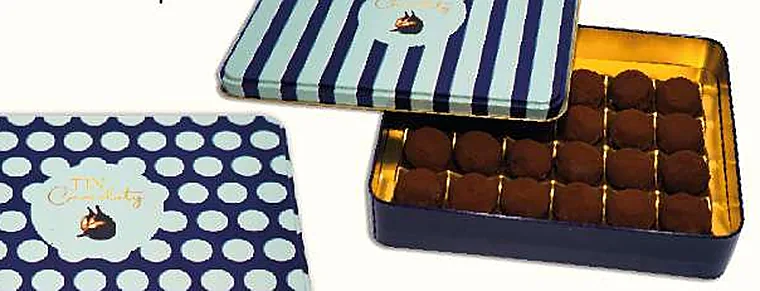 Boîte métallique, TIN Chocolaty Rabat