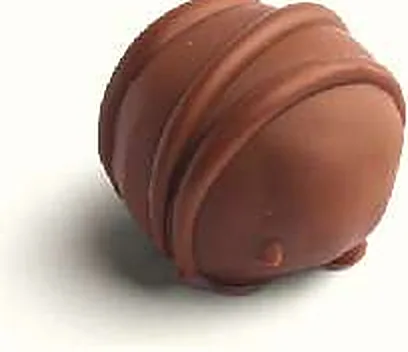 Figue Chocolat Orange : figue séchée fourrée, praliné orange, enrobée de chocolat
